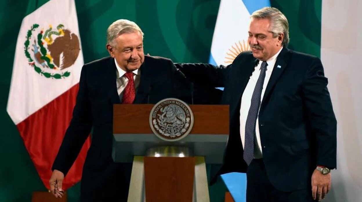 Andrés Manuel López Obrador y Alberto Fernández.